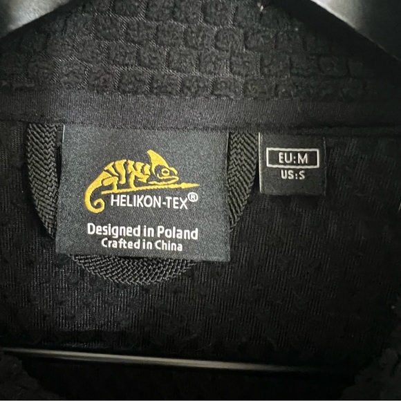 Helikon Tex Alpha Tactical Jacket Size M Black Grid Fleece - Picture 3 of 9